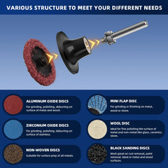 Tanzfrosch zirconium oxide discs offer durable smoothing.