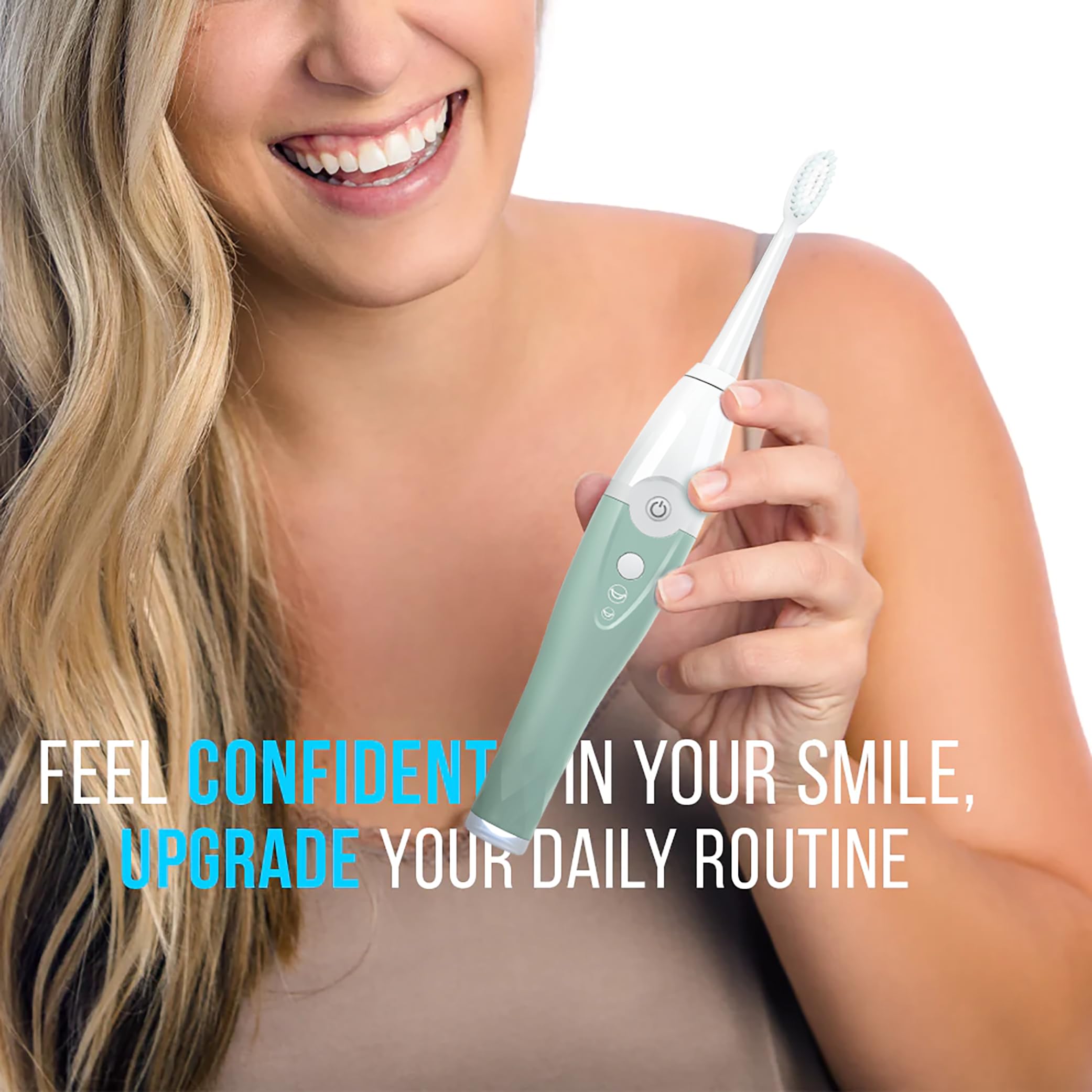 Tao Clean 30-second quadrant reminders ensure even brushing coverage.