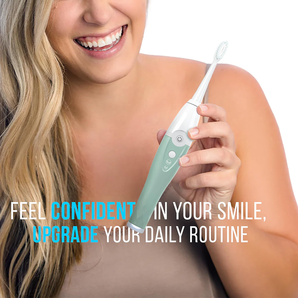 Tao Clean 30-second quadrant reminders ensure even brushing coverage.