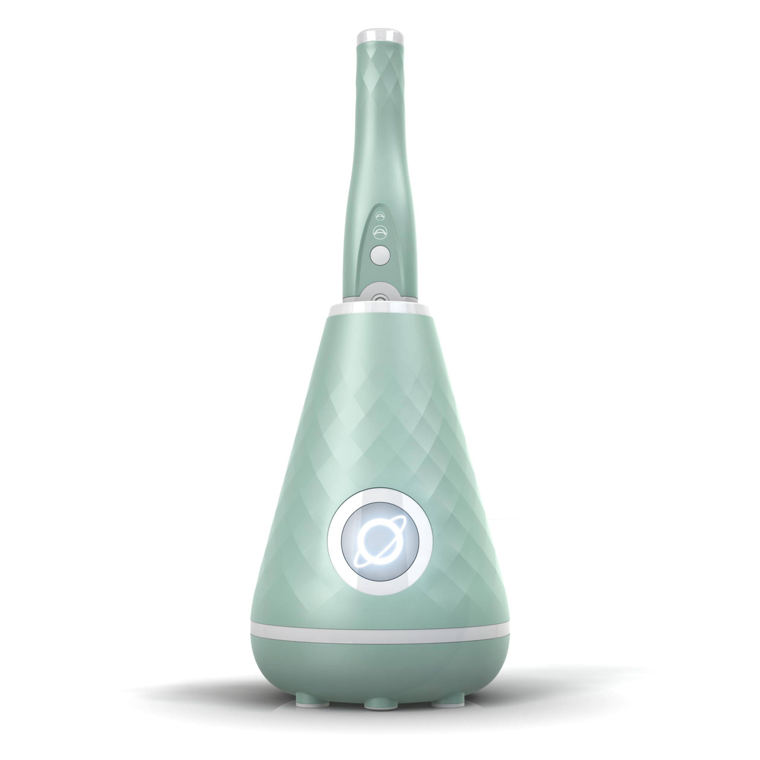 Tao Clean seaglass-green sonic toothbrush ready for daily use.