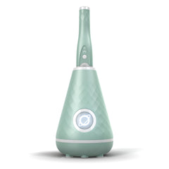 Tao Clean seaglass-green sonic toothbrush ready for daily use.