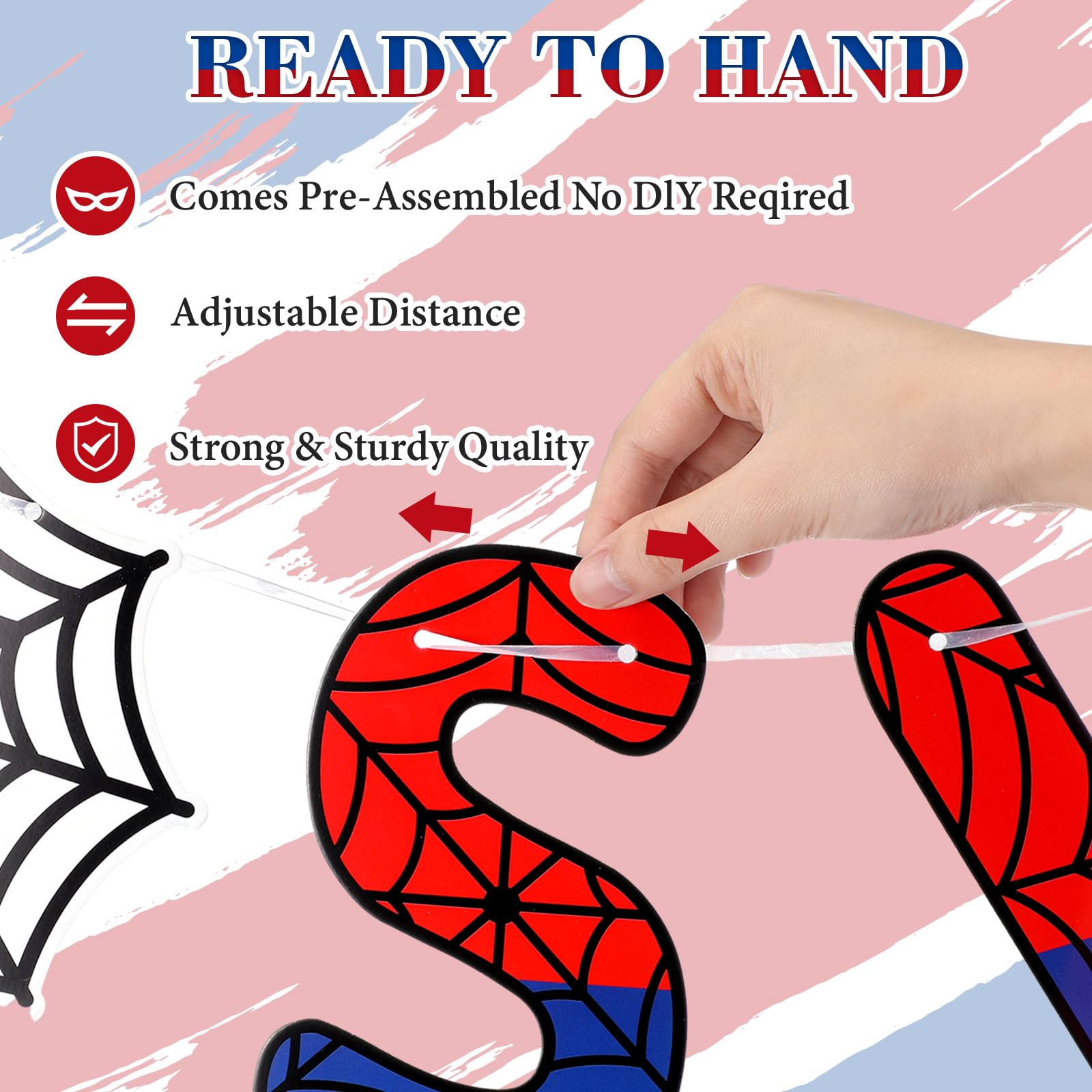 Taobary Spider Banner features bold colors that pop in photos