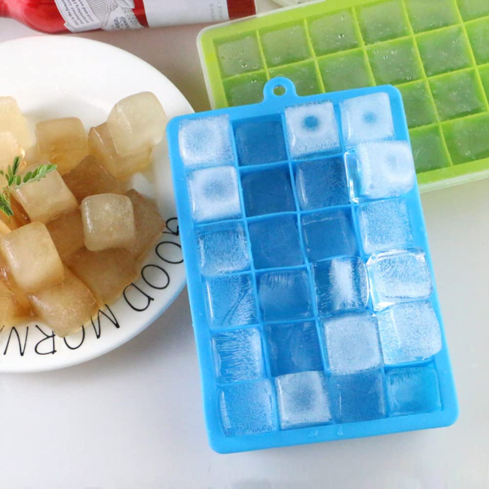 TAO CICADA 24-cube per tray silicone mold ideal for whiskey or coffee.