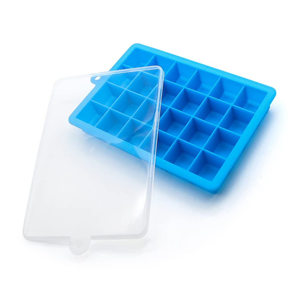 TAO CICADA rose red ice tray with lid ensures clean, long-lasting ice.
