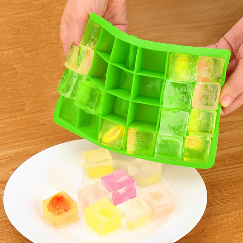 TAO CICADA silicone ice tray stackable design minimizes freezer clutter.