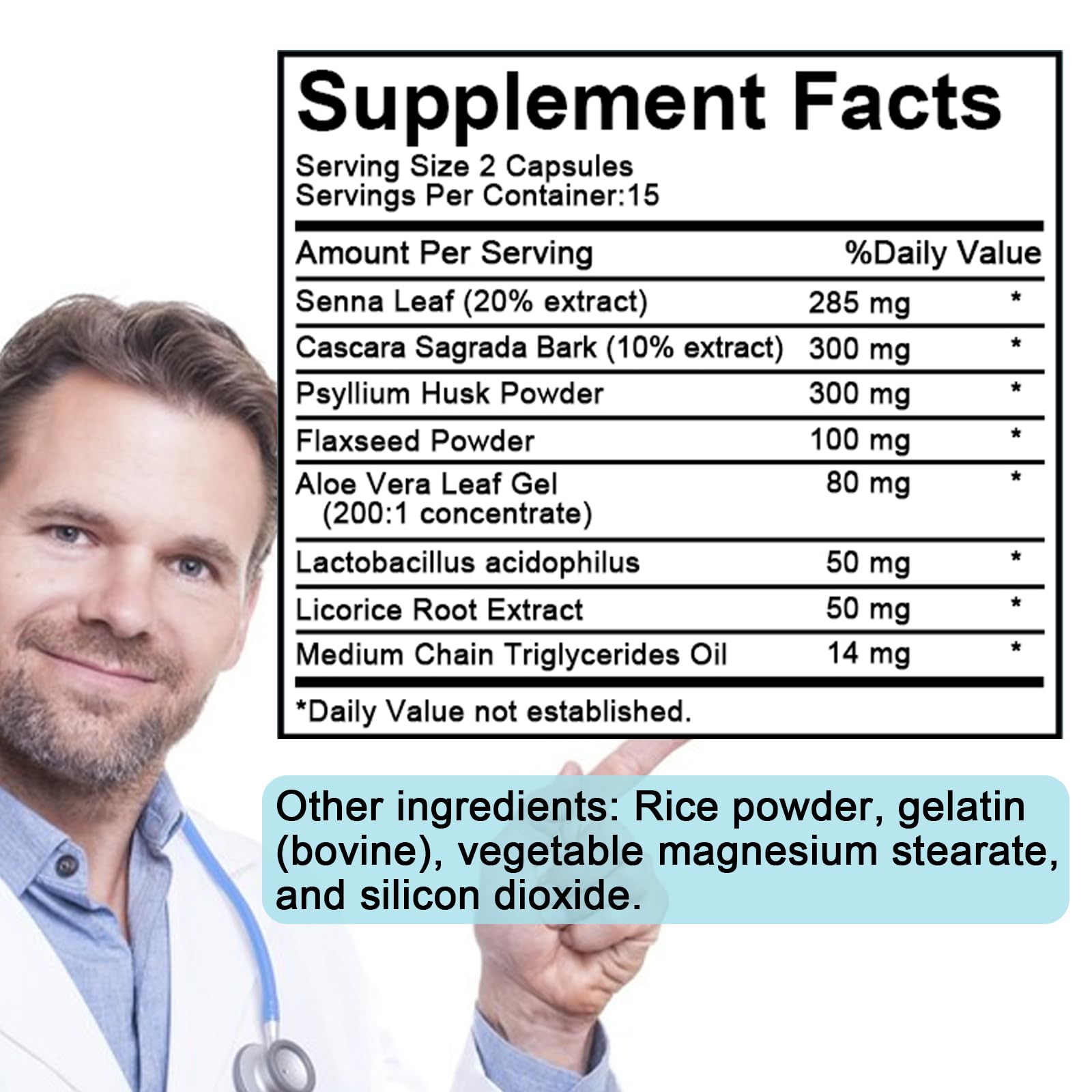 TAOTERS 15 Day Cleanse capsules close-up for easy daily use