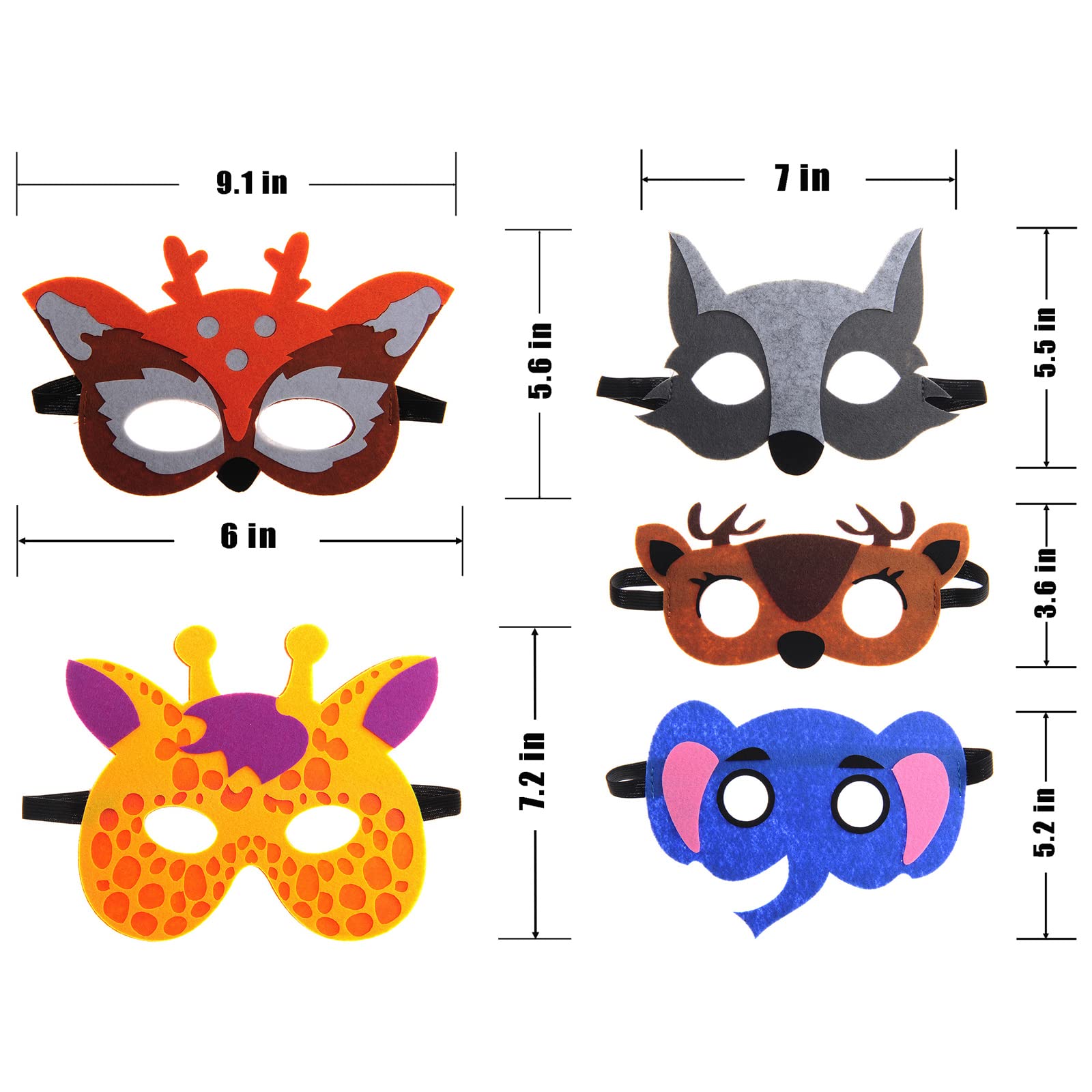 TAOVEN felt pig mask ideal for playful farm or zoo themes