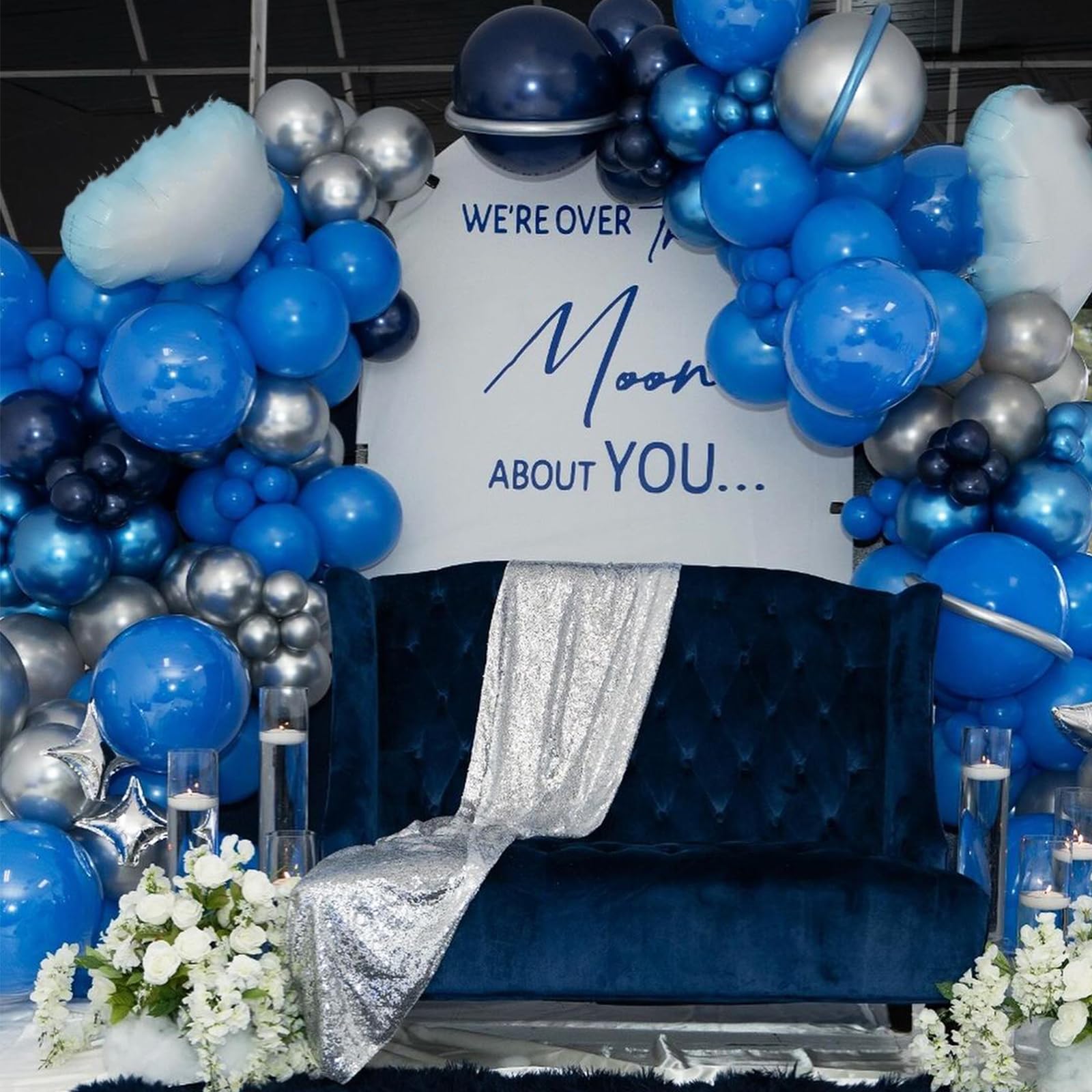 TAOYE white ribbon pairs with balloons for elegant gift-ready setups.