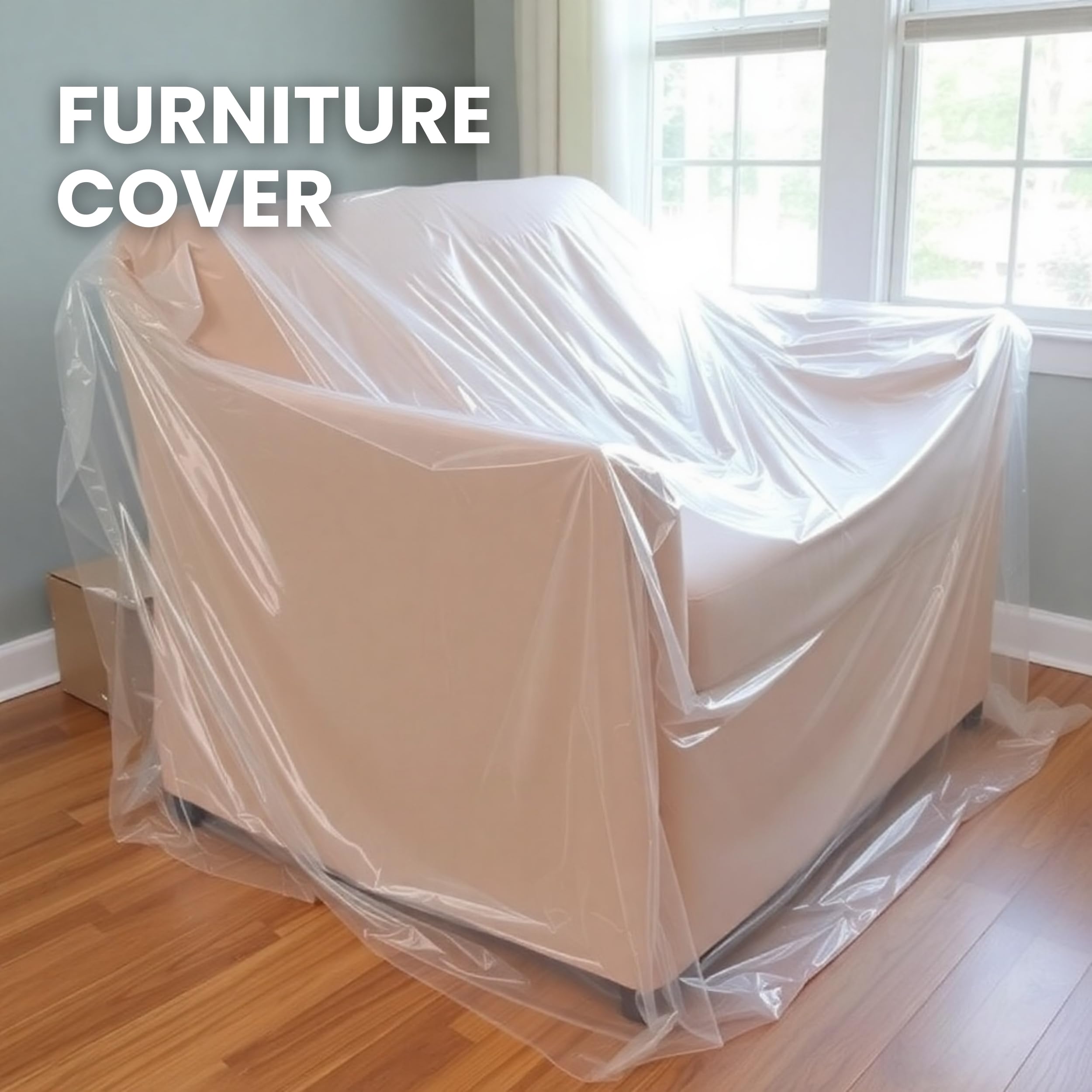 Tapix multipurpose drop cloth protects floors, walls, and furniture from dust and debris