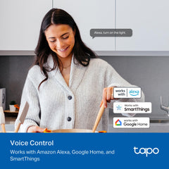 Tapo app dashboard for scheduling and monitoring connected fixtures.