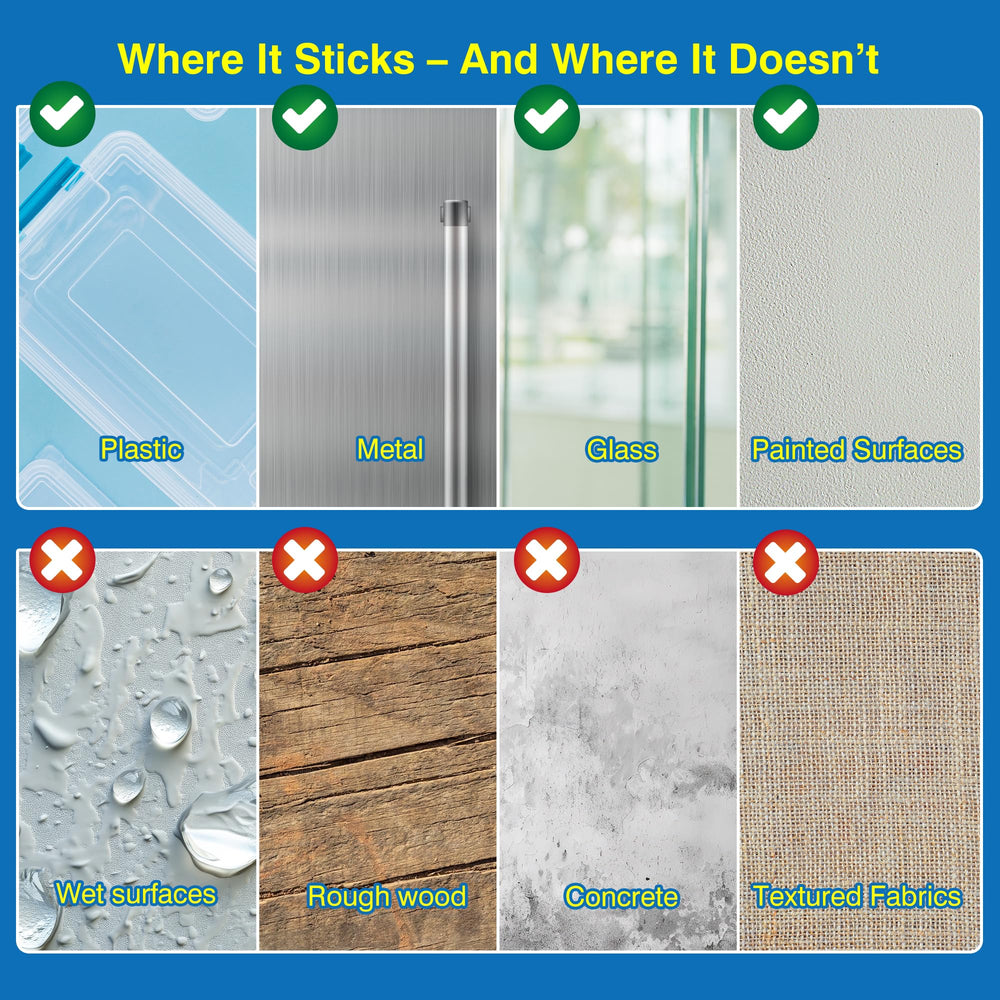 Tapsi clean removal option allows residue-free surface upgrades.