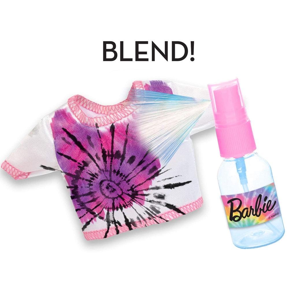 Tara Toys Barbie Tie-Dye Fashion Designer Kit – fabric embellishments add texture and flair