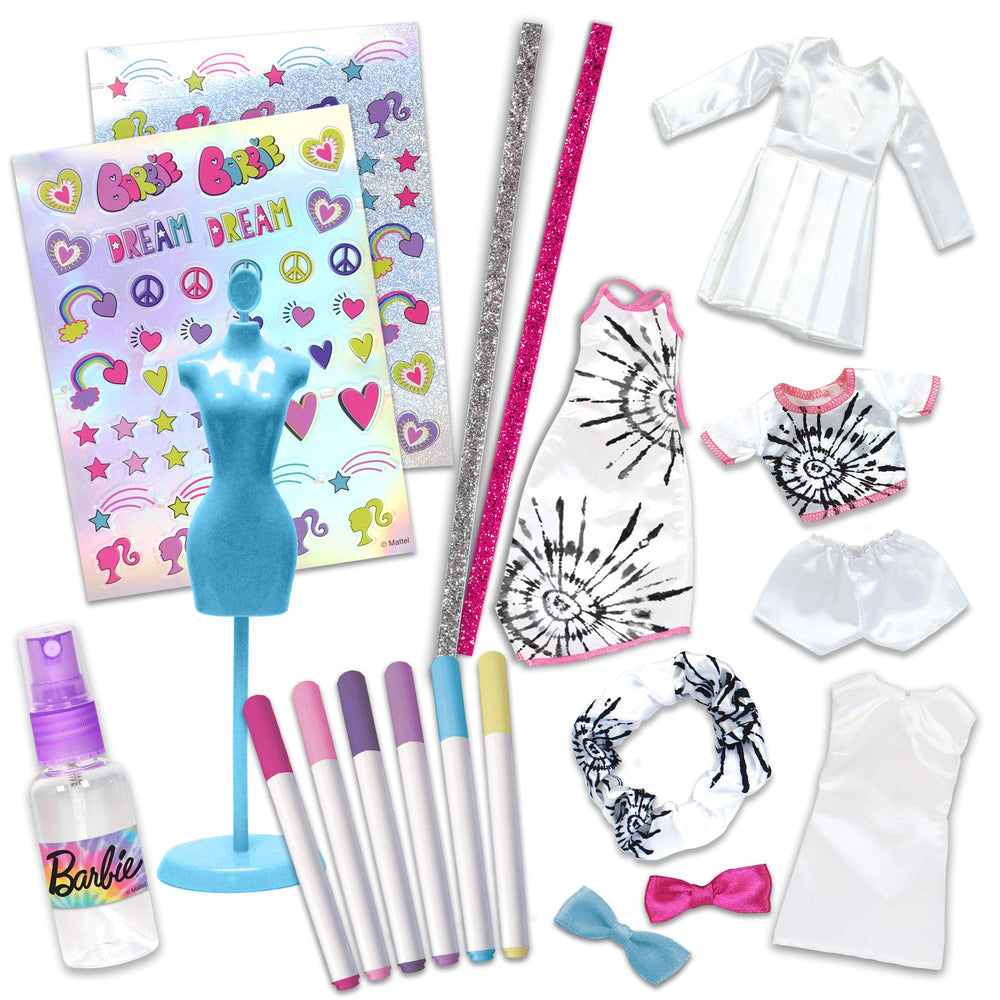 Tara Toys Barbie Tie-Dye Fashion Designer Kit – six markers for vibrant color blending