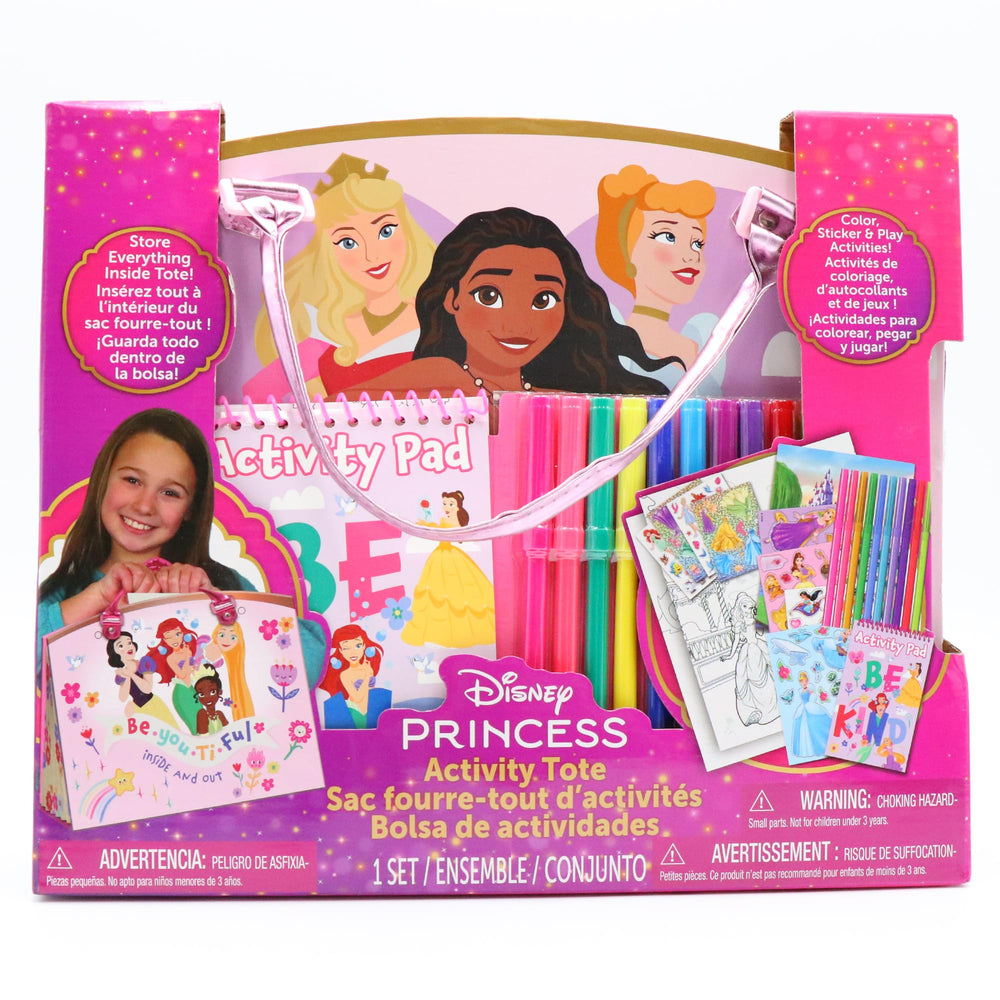 Tara Toys Disney Princess Activity Tote, portable craft set for travel.
