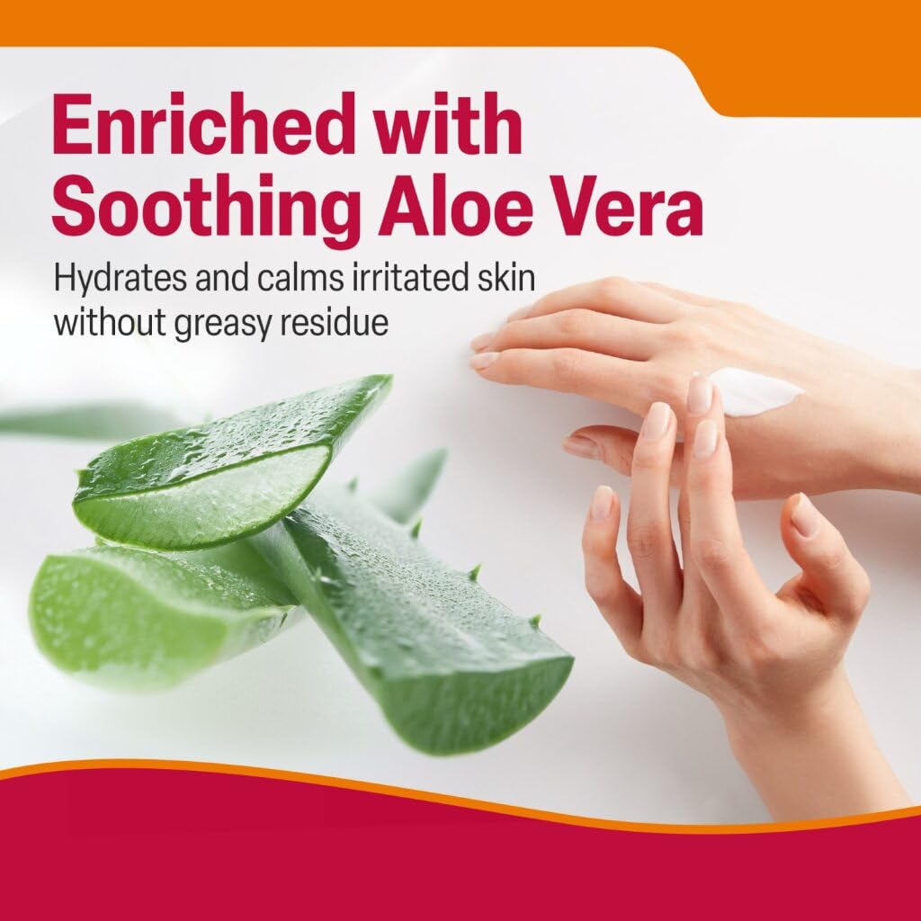 TARO Hydrocortisone Cream close-up on area being applied for itch relief