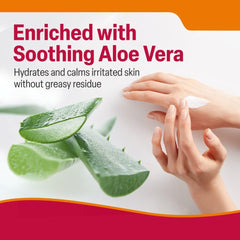 TARO Hydrocortisone Cream close-up on area being applied for itch relief