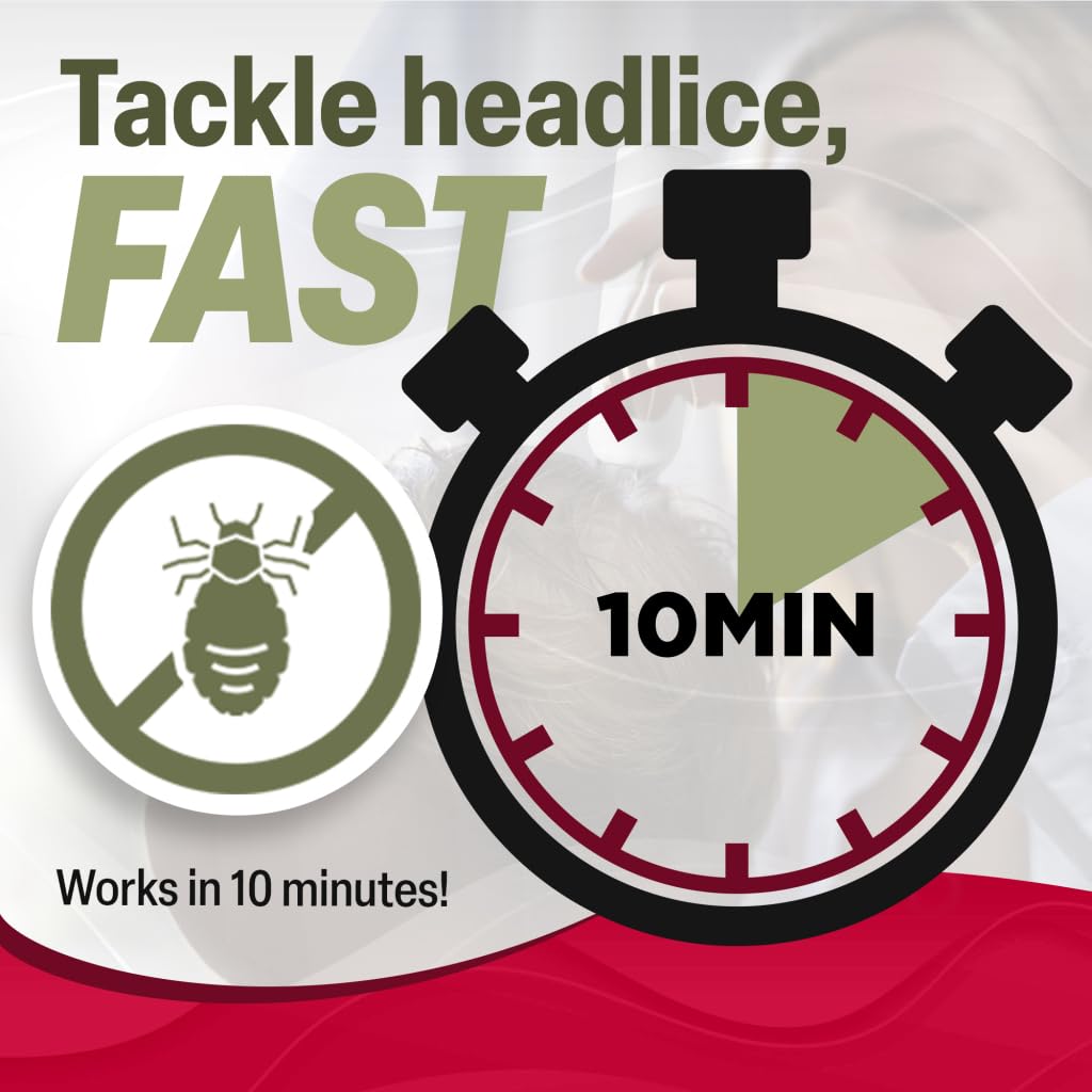TARO lice treatment showing no nit combing required for easier care.
