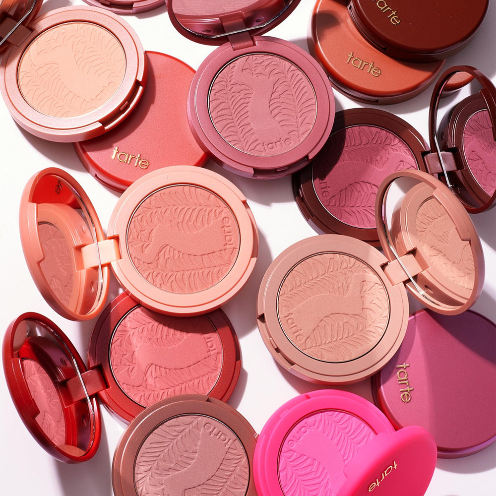 tarte Amazonian Clay 12-Hour Blush Exposed natural flush on full face