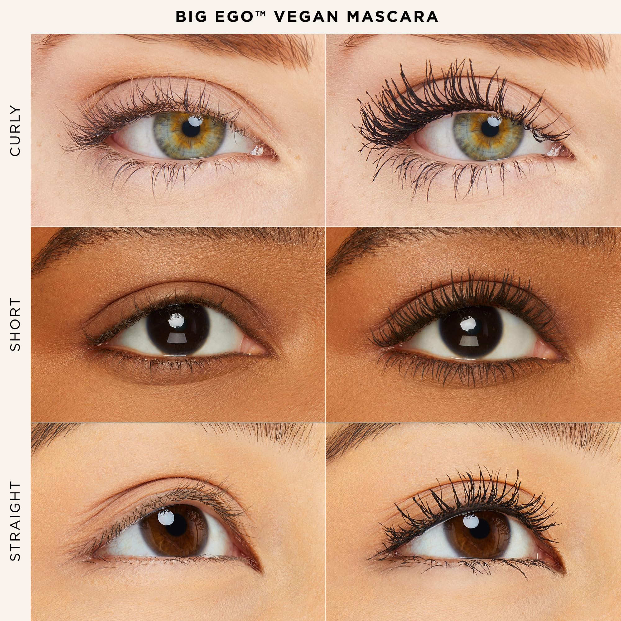 Lashes after application showing lift, length, and dramatic volume