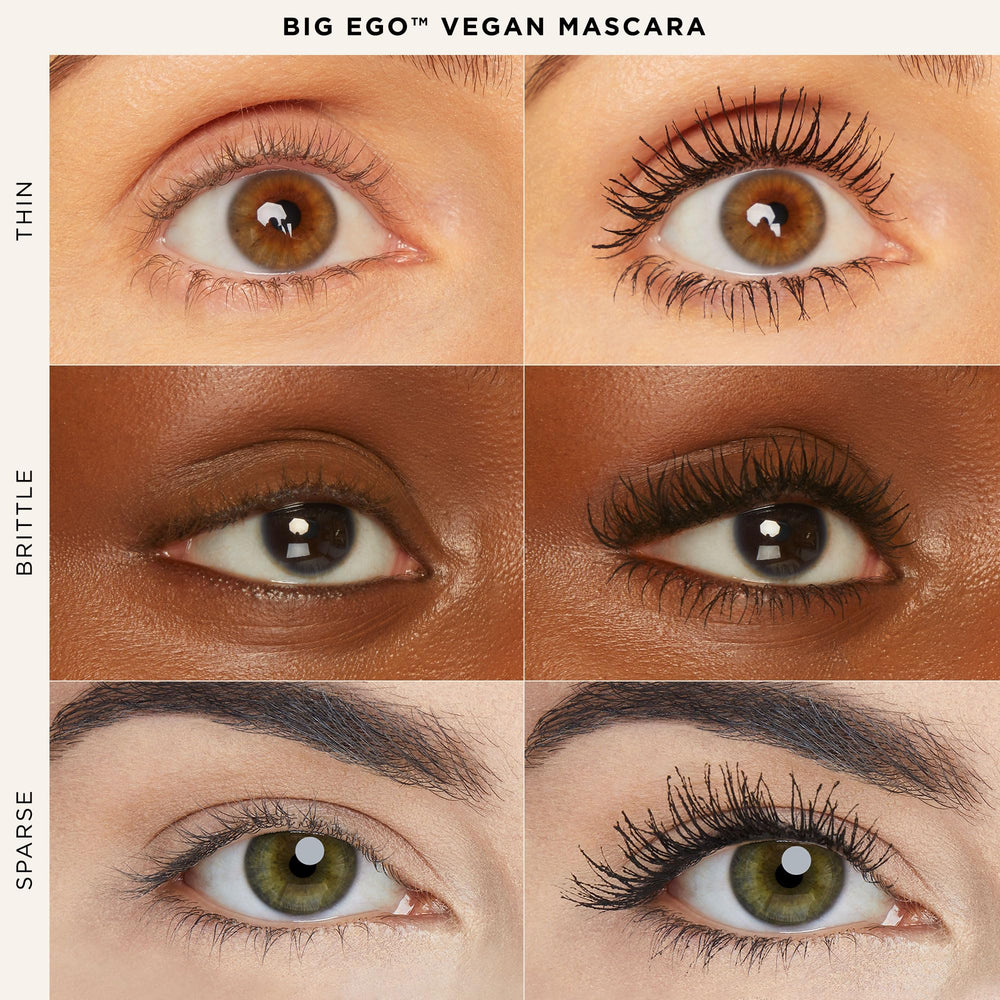 Application tips with brush coating lashes for fluttery definition