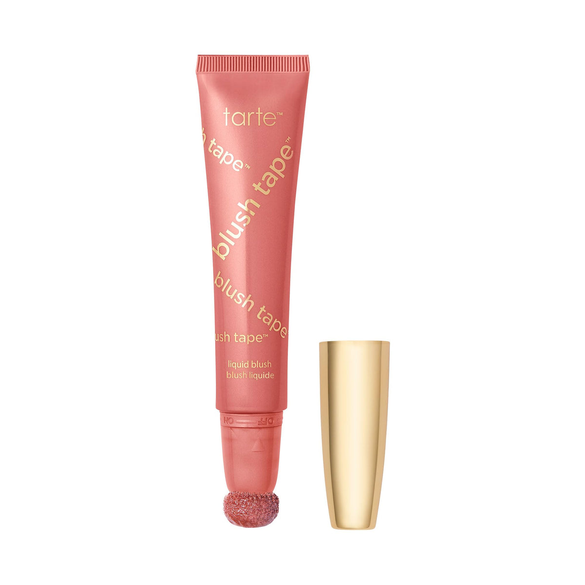 tarte blush tape berry packaging for on-the-go color touch-ups in a full-size bottle.