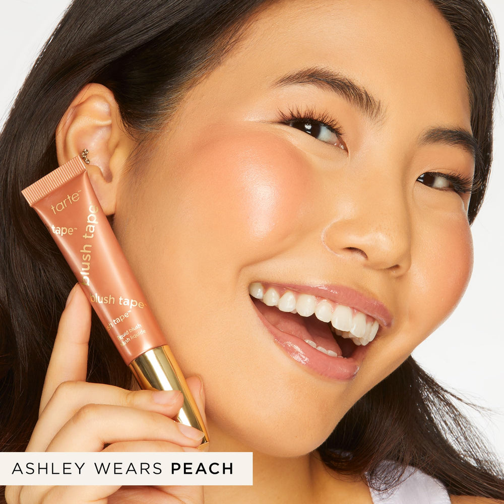 tarte blush tape berry pair with Sculpt Tape Brush for flawless finish.