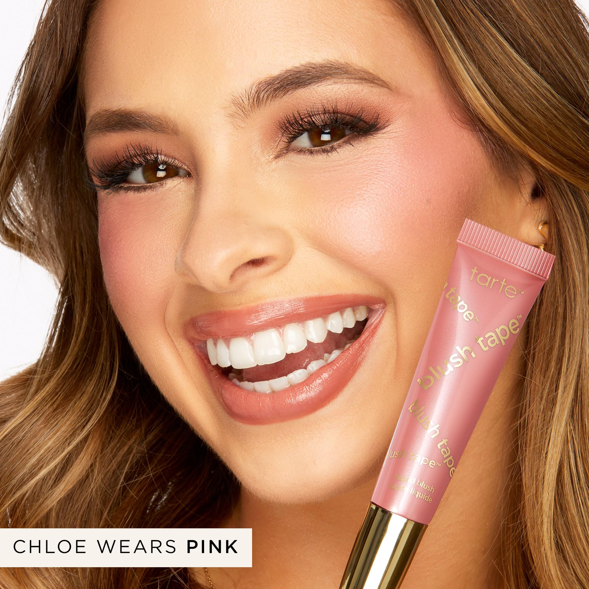 tarte blush tape liquid blush porcelain flower brightening effect on skin