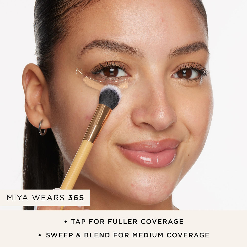 tarte concealer paw brush eye-area application reaches corners smoothly