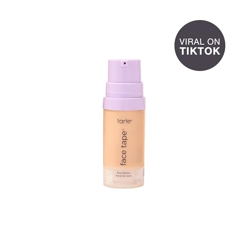 tarte Face Tape foundation swatches on arm show matchable natural tone.