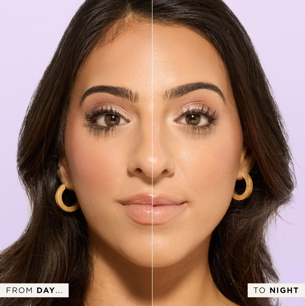 tarte life lock mist application demonstrates prepping skin for a smooth canvas