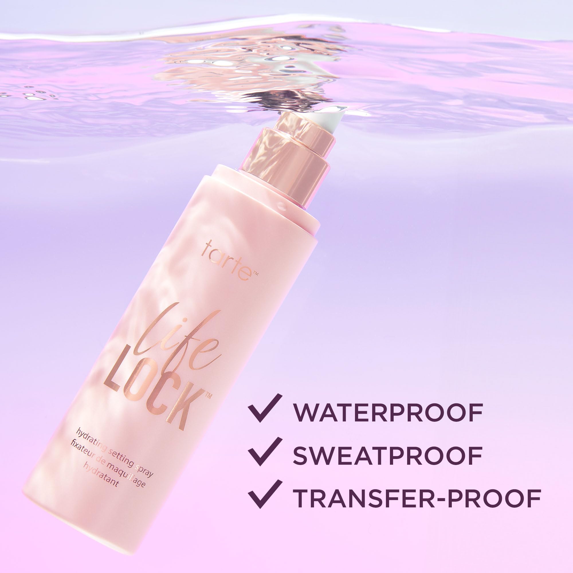 tarte life lock setting makeup enhances longevity and a waterproof finish