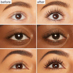 Brush-bristle detail shows volume from shorter and longer bristles.