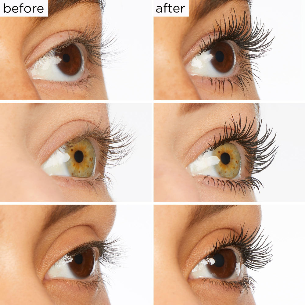Packaging box with tarte Lights Camera Lashes full-size mascara.
