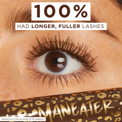 tarte maneater mascara lash volume visual emphasizes fuller, lifted lashes