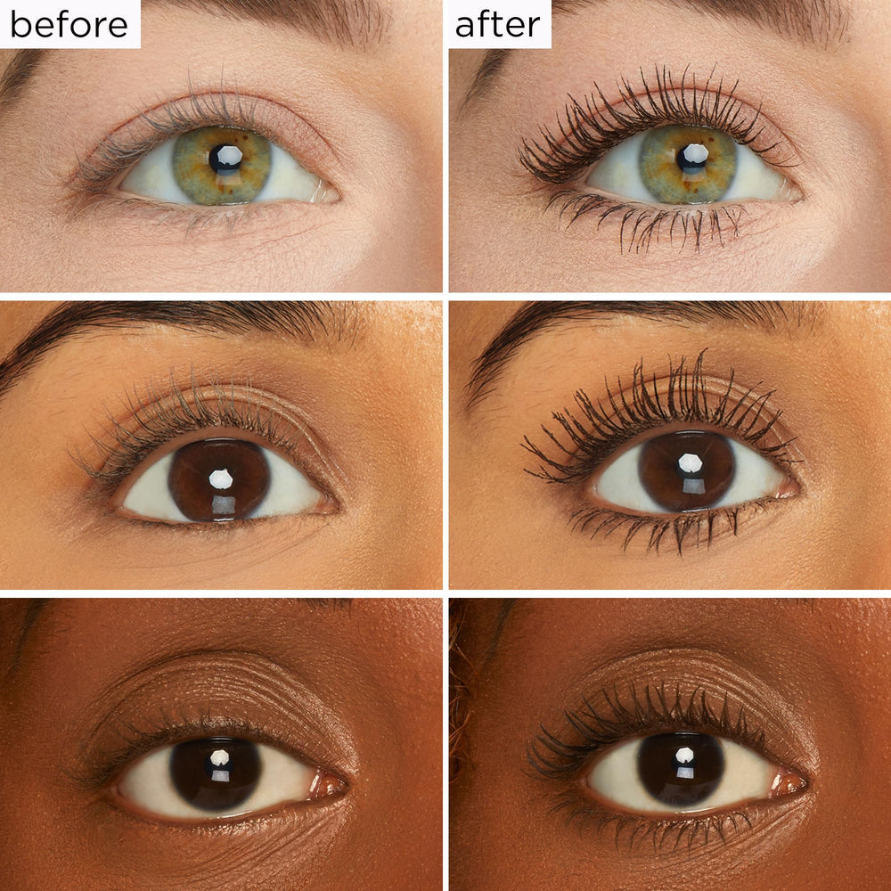 tarte maneater mascara wear duration visual shows long-lasting finish for all-day lashes