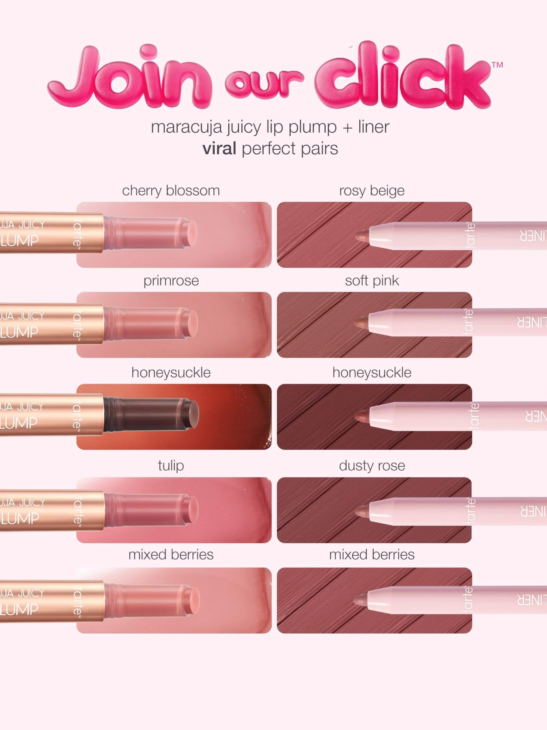 tarte maracuja juicy lip liner free from parabens and mineral oil