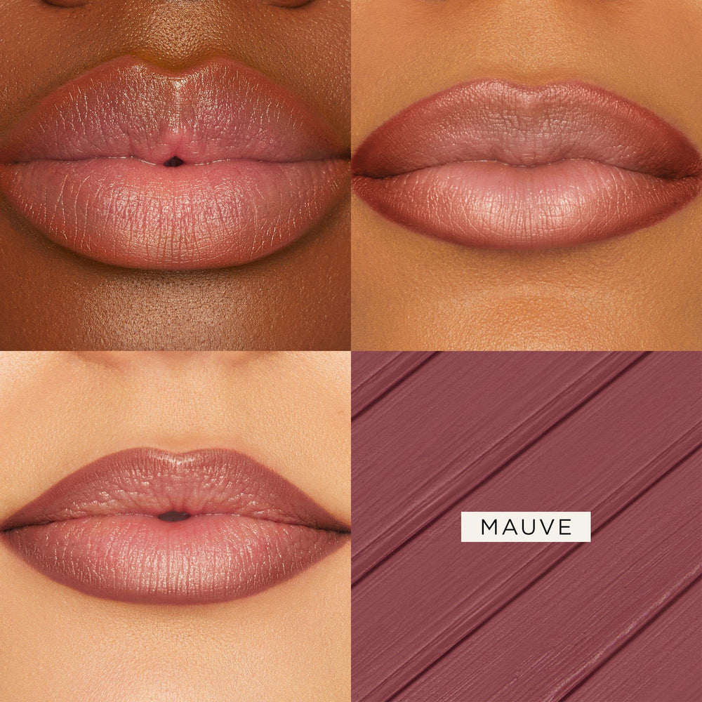 swatch of tarte maracuja juicy lip liner cream texture on skin