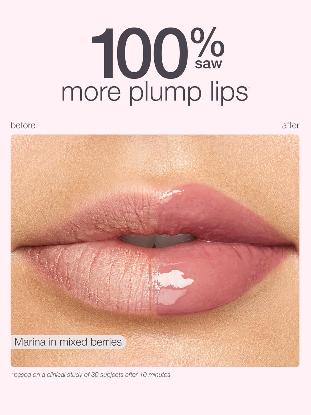 Tarte Maracuja Juicy Lip Plump highlights Cushion Comfort XL Complex with hyaluronic acid