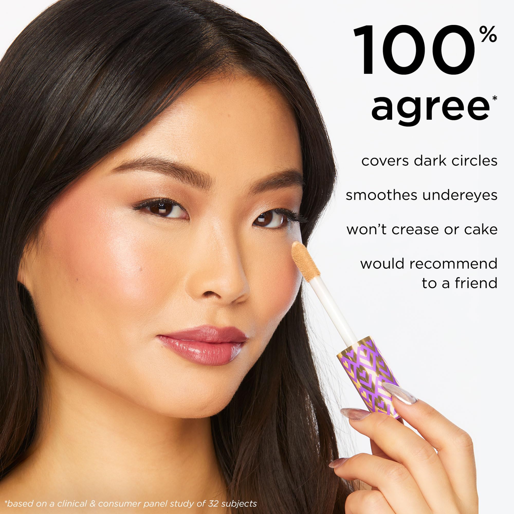 shade 29N light-medium Blend with skin tone for tarte Shape Tape Concealer