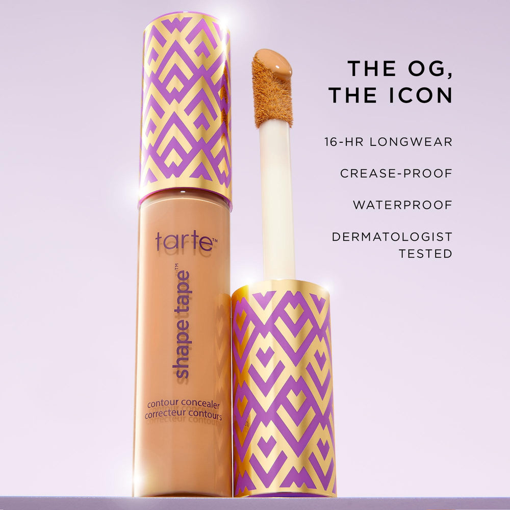 tarte Shape Tape Concealer vegan and cruelty-free badge on packaging