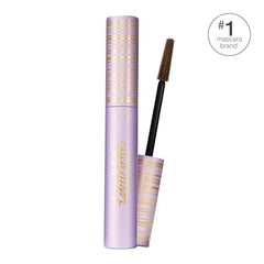 tarte tartelette tubing mascara brown brush close-up showing 360° bristles for lift