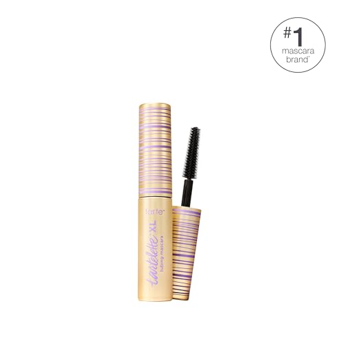 tarte tartelette XL tubing mascara brush demonstrates smooth application and volume