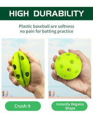 Tarutaru hollow-design ball highlights rotation, aiding beginners in eye-hand coordination.