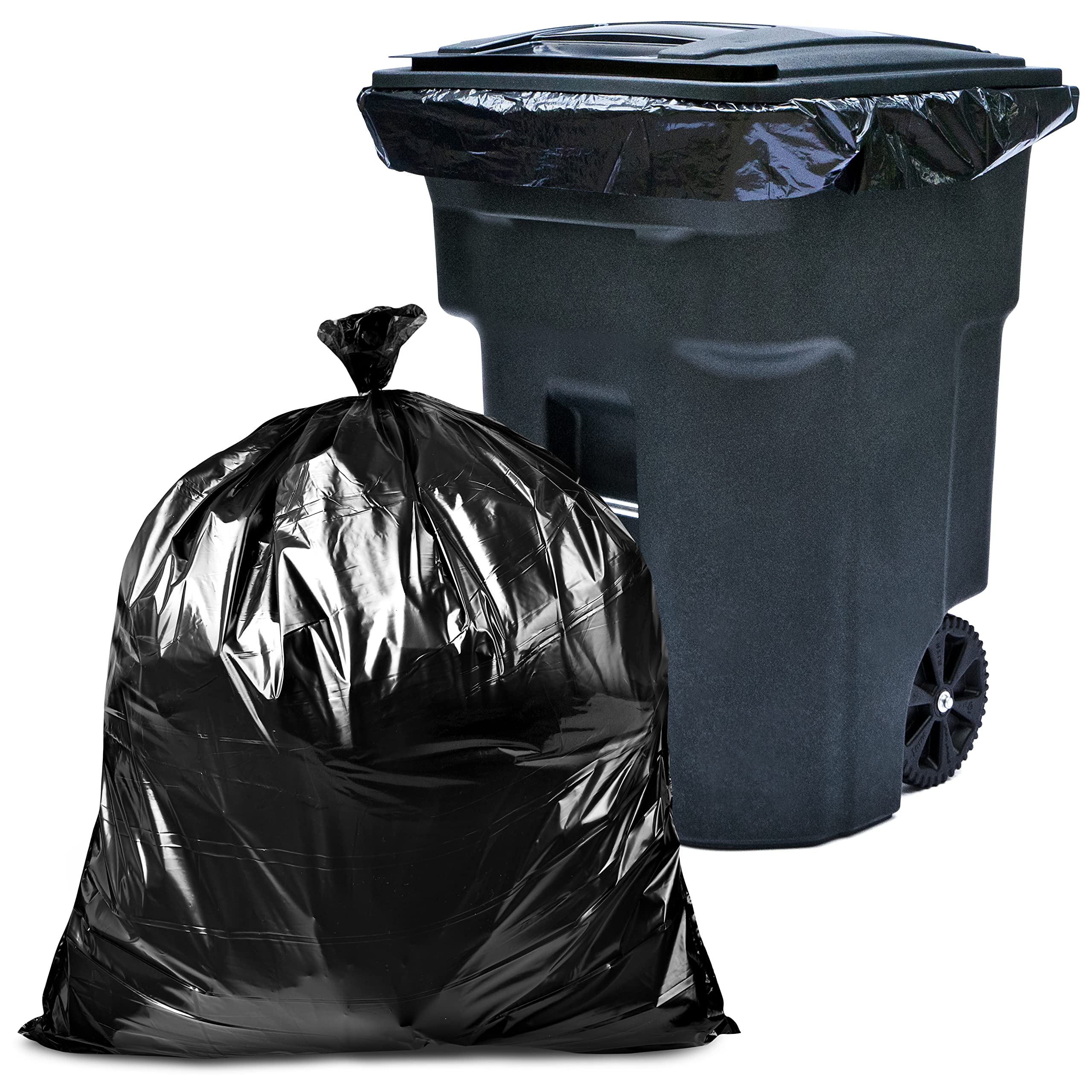 Tasker roll-out cart compatibility keeps bins clean.
