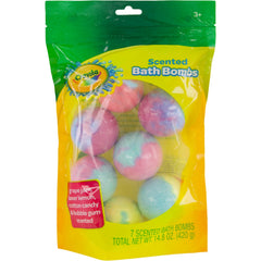 Taste Beauty Crayola bath bombs swirl with multicolor hues for a playful bath