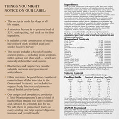 Taste of the Wild Ancient Wetlands smoke-turkey kibble for flavor and variety.