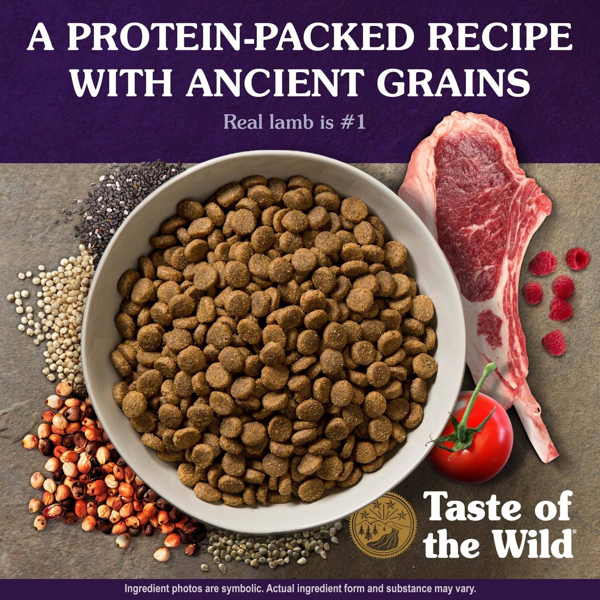 Taste of the Wild omega fatty acids promote healthy skin and coat
