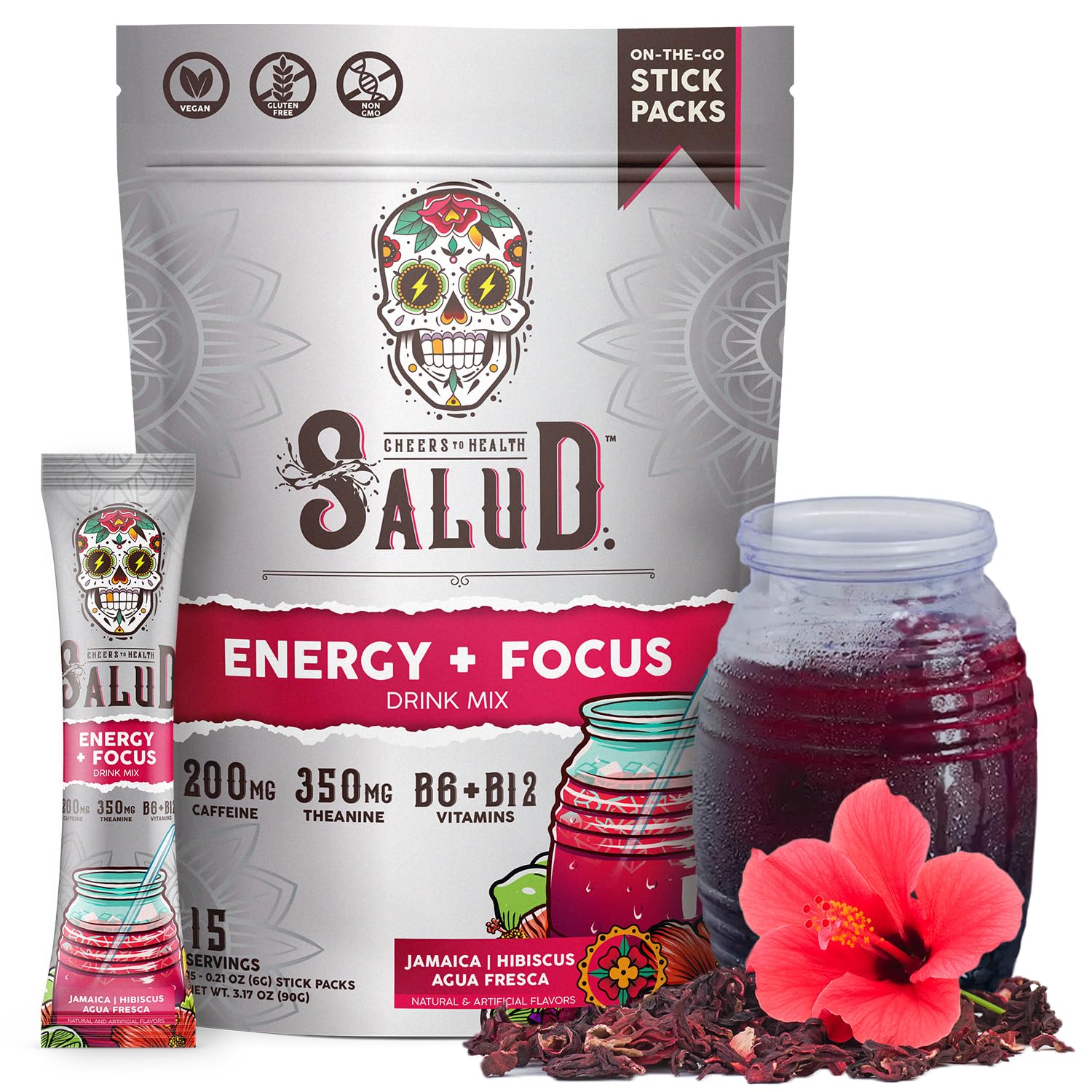 Taste Salud 2-in-1 energy stick packs for on-the-go focus