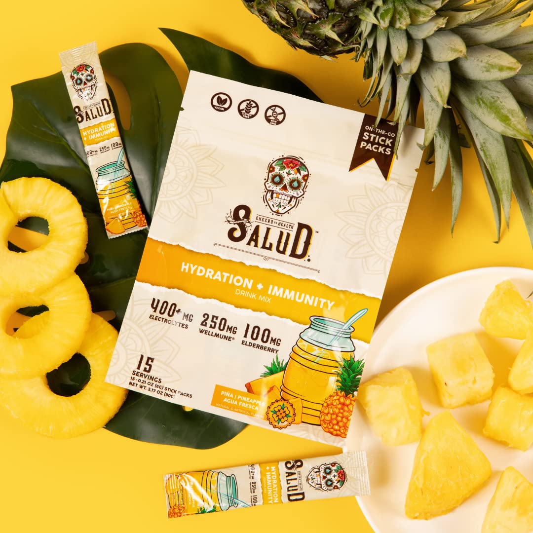 Taste Salud 15 servings pack for daily hydration and immune-minded routines.