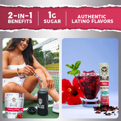 Taste Salud Jamaica Agua Fresca flavor image highlighting natural taste with low sugar